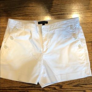 Banana Republic white shorts